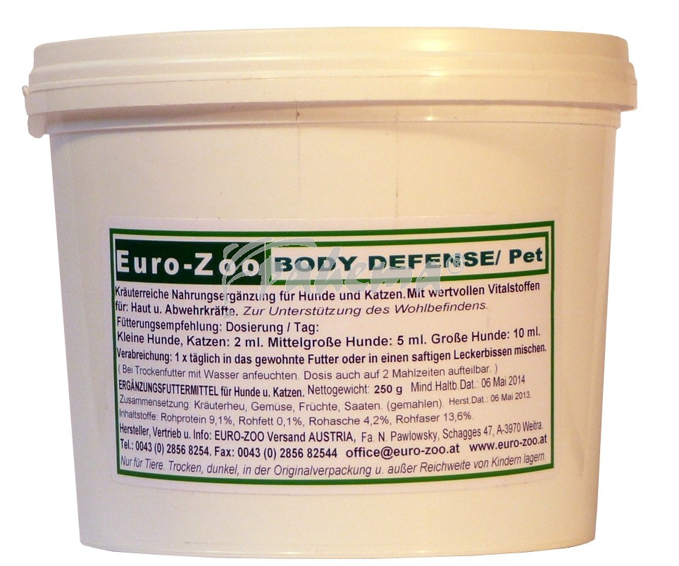 Euro-Zoo - Body Defense Pet (Verpackung)